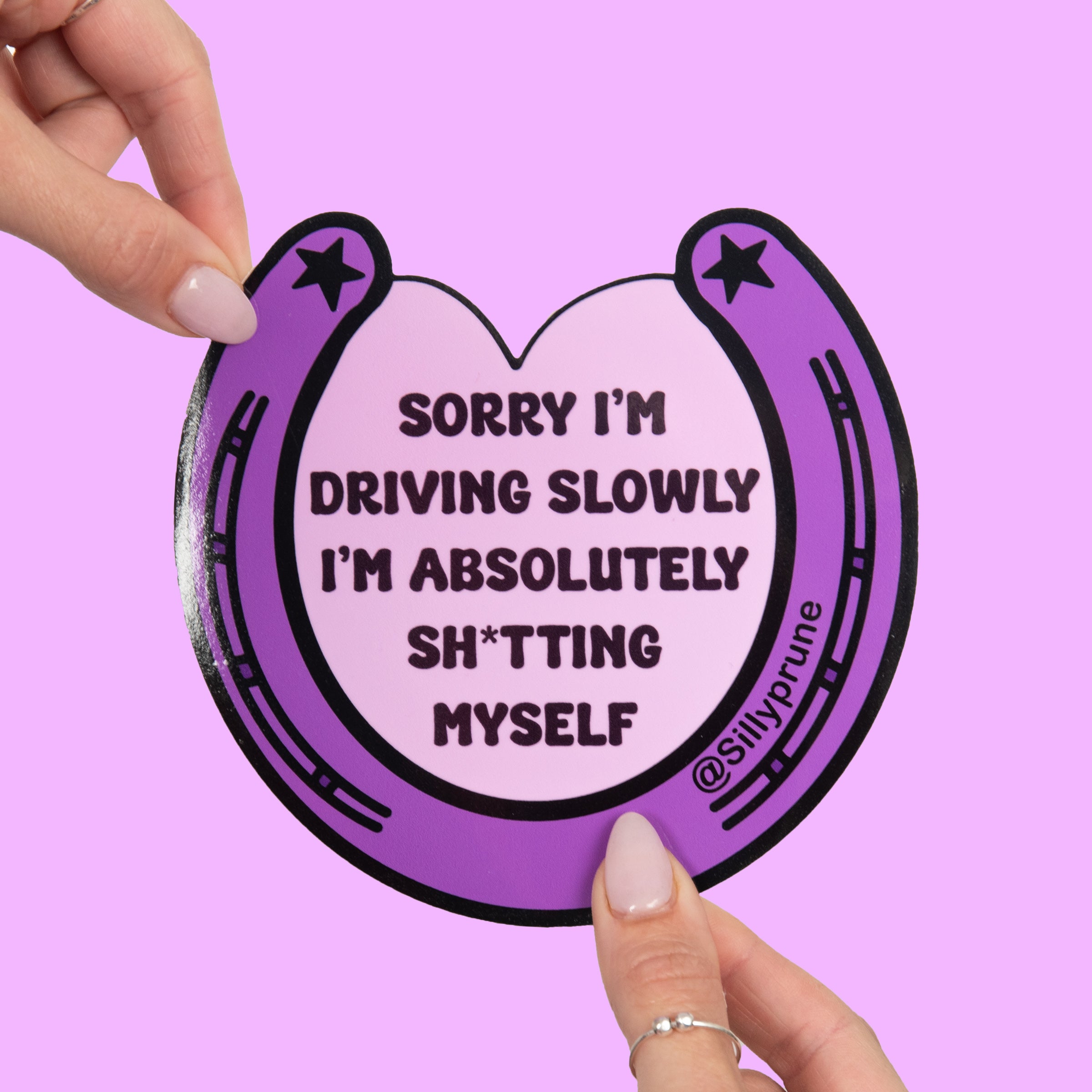 ‘Sorry I’m driving slowly’ Bumper sticker